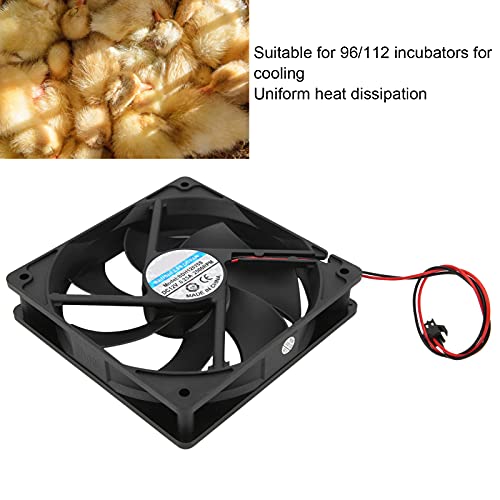 Incubator Fan, Incubator Exhaust Fan Low Noise High Power Motor for Poultry Farms, Labs (Lower Fan) - style: Lower fan
