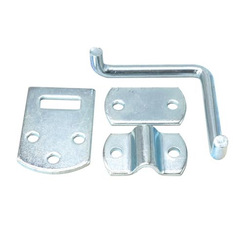 X-Haibei 2 Set Corner Gate Latch Bracket Sets Utility Trailer,Trucks Wood Security Rack Stake Body Gate Bracket