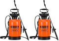 VIVOSUN 1.35-Gallon Pump Pressure Sprayer (Pack of 2) - color: Orange, size: 1.35 Gallons (Pack of 2)
