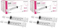 Pack of 200, ONE-CARE 10ml Oral Syringe with Cap, Latex-free, 100 Oral Dispensers - 10ml, Prolonged Slip Tip, Uses include oral administration of medicine for infants, adults and animals - size: 10 ml Black Scale (Pack of 2)