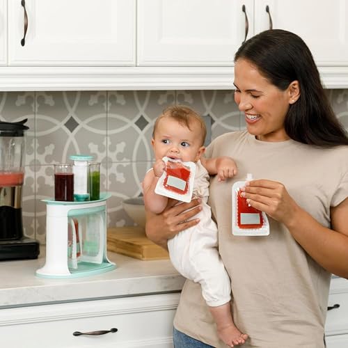 Infantino Squeeze Station, Baby Food Pouch Filler, BPA-Free - style: Squeeze Station - New & Improved