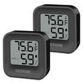 Digital Hygrometer Thermometer for Room Temperature Humidity Meter Indoor Thermometer Accuracy Calibration LCD Temperature Sensor, Bedroom, Baby Room, Office, Greenhouse, Cellar