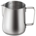 homEdge Espresso Steaming Pitchers 12 OZ / 350ml, Stainless Steel Frothing Pitcher with Measurement Scale - size: 12 Ounces