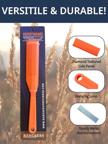 HoofWand • Horse Grooming Supplies for Daily Cleaning & Maintenance - HoofCare - Hoof Cleaner - Hoof Snow & Ice Removal - Pastern Cleaning - Coronary Band