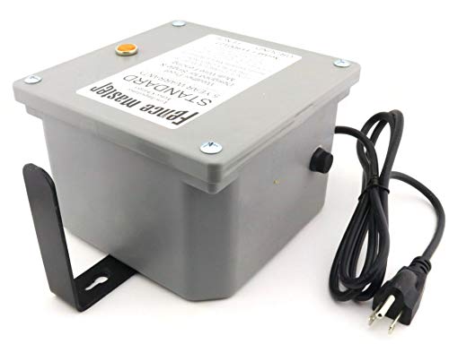 Standard by Fence Master | Powerful 3 Mile 13,000 Volt Low Impedance Electric Fence Charger | 110 VAC Input | 5 Year Warranty | For Serious Cattleman | Made in the USA | Waterproof for Outdoor Use