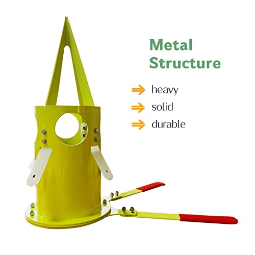 Big Bag Dispenser for Warehouse Farm Home (Yellow)