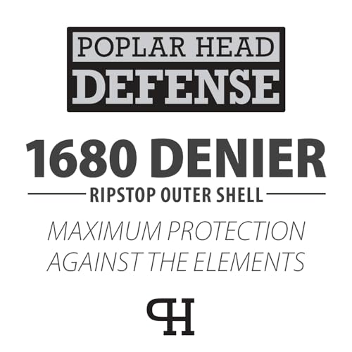 Jeffers Poplar Head Defense 1680 Denier Turnout Blanket with Detachable Neck -Plymouth Brown, 66"- Waterproof, Breathable Horse Blanket with 360g Polyfill, Ideal Protection for Winter, Heavyweight - size: 66 in