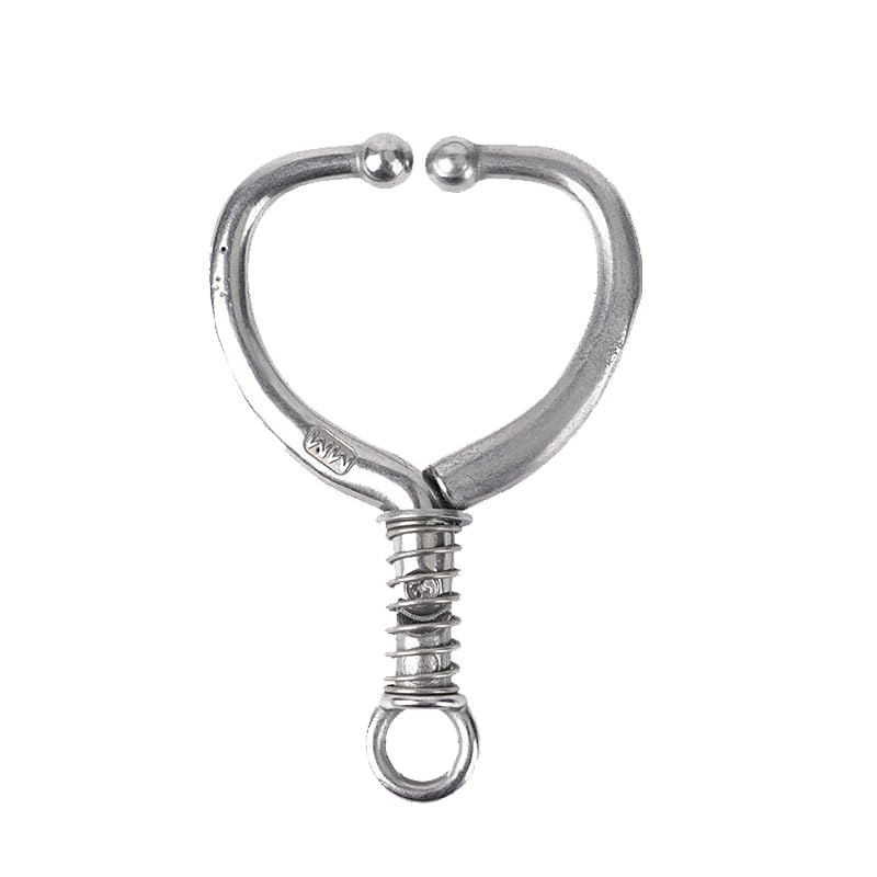 Longtor Bull Nose Ring, Carbon Steel, Rustproof, Secure Lock (3.03″) | Heavy duty for cattle/livestock. Easy insert & secure lock. Rustproof steel. Farmer/vet essential. - size: 3.03″