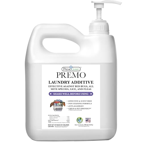 Premo Guard Bed Bug, Mite & Lice Natural Laundry Detergent Additive - size: 64 Fl Oz (Pack of 1)