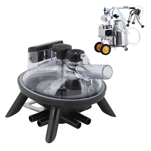 Milking Claw,240cc Cow Use Milking Claw Milk Collector Tool,Replacement Accessories for Cow Milking Machine Milk Collector Milk Collection