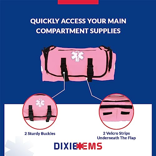 Dixigear First Responder On Call Trauma Bag W/Reflectors (Pink) - color: Pink