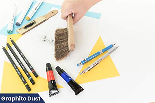 Professional Horse Hair Dust Foxtail Brush, 9 Inches for Work, Outdoor, Furniture