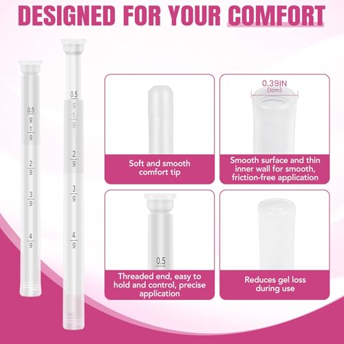 TENKAIWICK Vaginal Suppository Applicator 100Pk, Individually Wrapped, Soft Tip - style: 100 count (pack of 1)