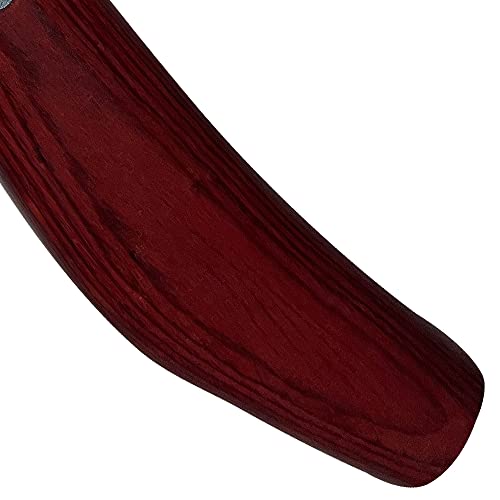 LeCzar Red-Handled Long Blade Hoof Knife with Rhino Hook for Right-Handed Use