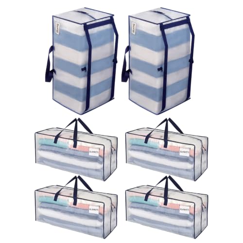 VENO 6 Pack Heavy Duty Moving Bags with Backpack Straps, Zippers & Handles, Extra Large Packing Bags for College Dorm Essentials, Moving Supplies Alternative to Cardboard Moving Boxes - color: Clear, size: 6 Pack