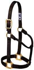 Weaver Leather Original Non-Adjustable Nylon Horse Halter, Large, Brown