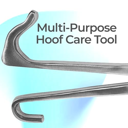 9" Foal Hoof Nippers, Stainless Steel Farrier Tool for Horses & Livestock, One-Handed Hoof Trimming Nipper – Sharp, Durable & Rust-Resistant - size: 9" Foal Hoof Nipper