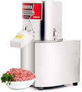 110V 600W Commercial Food Processor Machine,110volt 120kg/h, Granular Type | High Power Electric Vegetable Meat Chopper Grinder Stainless Steel Adjustable Thickness Food Slicer