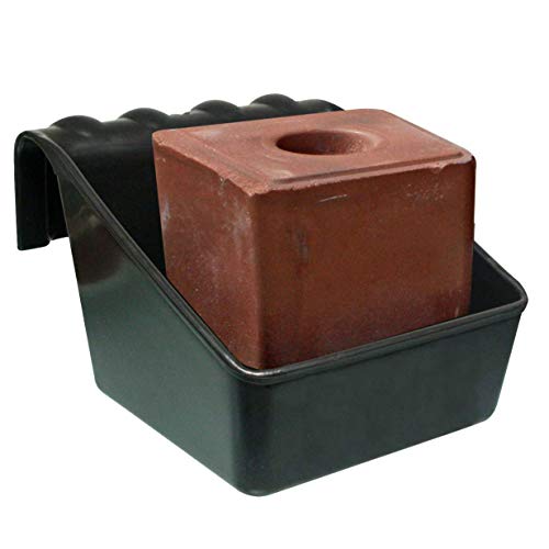 Little Giant 50 Pound Plastic Universal Livestock Block Holder and Feeder (2 Pack) - size: 2 Pack