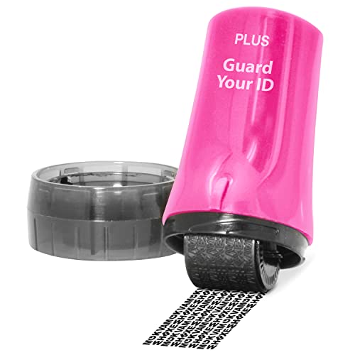 Guard Your ID Identity Theft Protection Roller Stamp for Mail & Documents - color: Pink, size: Standard