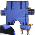 Calf Blanket Goat Coats Winter Jacket Calves Warming Blanket Warm Thickened Waterproof Windproof Calves Livestock Warm Clothes for Goats, Alpacas, Donkeys and Other Livestocks (2)