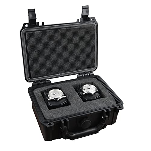 MEIJIA Portable All Weather IP67 Waterproof Protective Case,Hard Camera Case,Dry Case with Customizable Foam,Fit Use Of Drones,Camera,Equipments,10.62 x9.68x4.87inches - color: Elegant Black