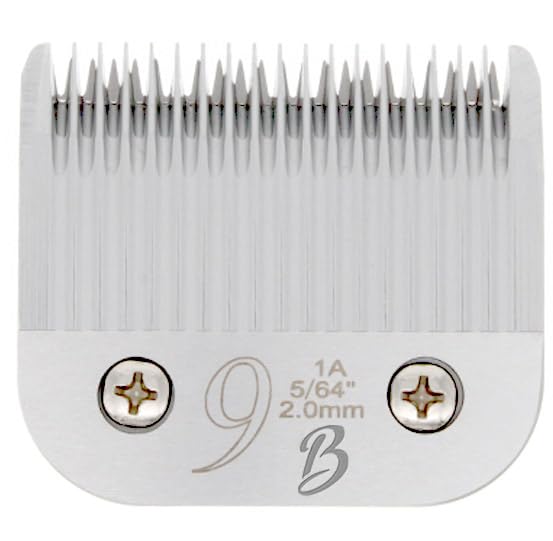 Detachable A Series 9 Blade for Dog Grooming Cut Length 5/64" - 2.0mm Japanese Carbonized Steel Blades for Dog Grooming Compatible A5 Series Clippers for Dogs Cat(9) - color: 9 (7/64" - 2.8mm)