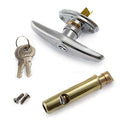 Trash Chute T Handles and Laundry Chute Door Latch kit with V Spindle for Bottom & Side hinged Doors. Compatible Handle Hardware Parts