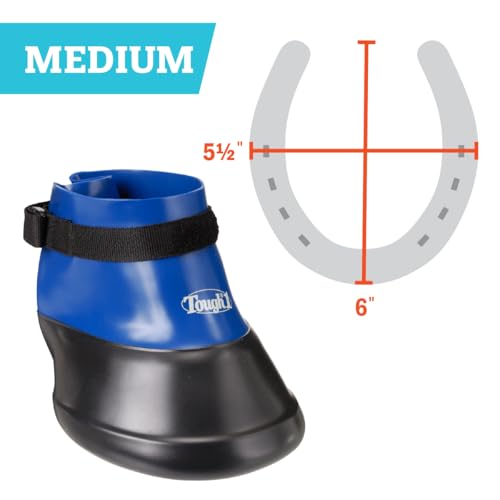Tough 1 Hoof Saver Boot, Royal Blue, Medium - size: Medium