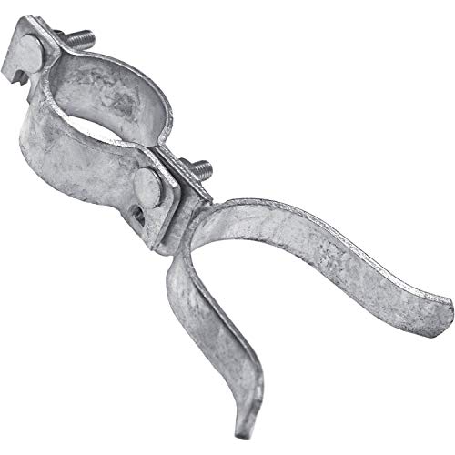 1-3/8" x 2-7/8" Chain Link Fence Gate Fork Latch - Fence Gate Latch - Galvanized Fence Gate Latch with Hole for Padlock - size: 1-3/8" x 2-7/8"