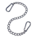 Hanging Chair Chain with Carabiners, Heavy Duty 660LBS Capacity Stainless Steel Hanging Kits for Punching Bags Hammocks (Silver, 24)