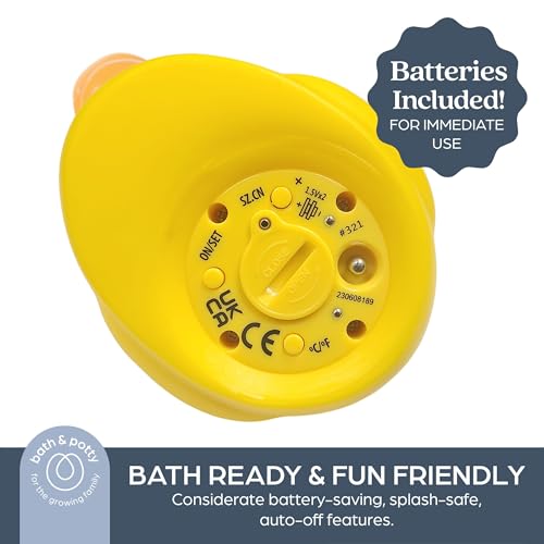 Dreambaby Duck Baby Bath Thermometer – Instant Results, Digital Water & Room Temp Reader – Fun Floating Toy for Newborns | Instant Digital Water & Room Temperature - Fun Floating Duck Toy - Helps Monitor Bath Water Temperature - color: Duck