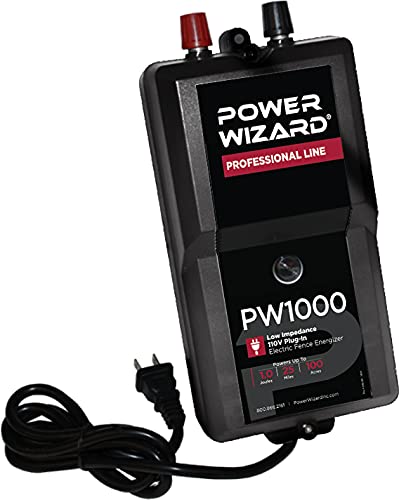 1.0 Joule Low Impedance Electric Fence Charger | PW1000