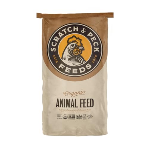Scratch and Peck Feeds | Sheep Feed | Whole Grain Mash | 40 lb Bag | 15% Protein, Soy Free, Certified Organic & Non-GMO Project Verified, Supplemental Feed for a Forage Diet