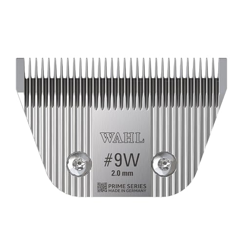 Wahl Pro Animal Wide Prime Series Blade, 2.0 mm, #9W | Solid High-Carbon Steel, Quick-Change System for Dog, Cat, and Horse Grooming - size: #9W