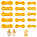 Gosknor 15pcs Chicken Leg Bands, Baby Chick Splay Leg Hobble Chicken Leg Bands Poultry Leg Ties Chicken Ties Chicken Hobble Braces for 1 to 3 Days Old Newborn Chicks Birds