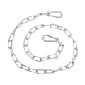 PATIKIL Gate Chain Lock, (35.5Inch, Silver) (1Pcs)304 Stainless Steel Hanging Chain Lock for Stall Barn/Cabinet/Fence/Hammock/Pet Cages - size: 35.5Inch