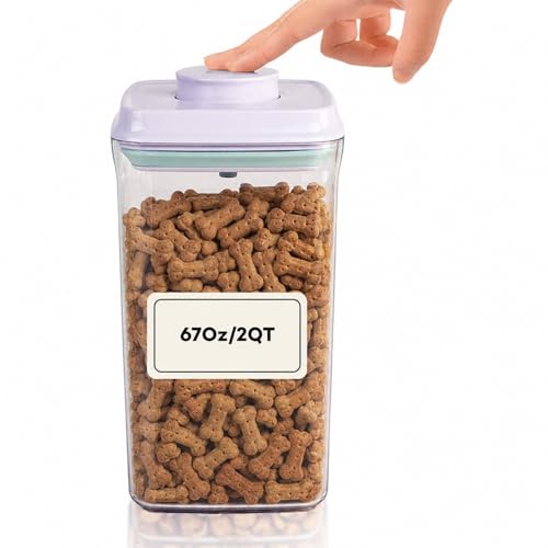 Bop Top Airtight Food Storage Containers | Pop-Top Lid | 8 Cups / 67 Oz | kitchen canister set, for flour, sugar, snacks, pasta, baking - color: Single: 67 oz