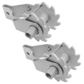 Inline Wire Tensioner Steel Clip Lock Wire Ratchet Tensioner Electric Fence Strainer For Most Farm Fence Settings, etc. (120mm*2mm) 2pcs