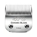4FC Blade Detachable Pet Clipper Replacement Blades, Ceramic and Stainless Steel, Compatible with Andis, Oster, and Wahl Clippers | Dog Grooming Blade For Oster A5/Wahl KM Series Dog Clipper ,Ceramic Blade & Stainless Steel Blade - color: 1pack 4fc:3/8''(
