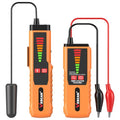 Underground Cable Locator, F04 Wire Tracer with Probe and Earphone, Cable Tester for Locating Breakage in Dog Fence, Irrigation Control & Electrical Wires - color: Yellow