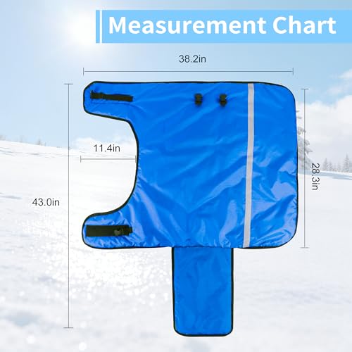 Calf Coat - Blue Calf Blanket for Winter, 2-Pack | Winter Blanket for Calves, Goats, Dogs, Foal, Donkey | Water Resistant & Adjustable Livestock Warmer