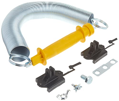 Zareba Spring Gate Kit for Electric Fences - Highly Visible - Contains 1 Plastic Gate Handle, 1 Spring, 2 Gate Insulators - GHKS16-Z - size: (Pack of 1)
