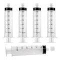 60mL Syringes without Needle, Sterile, Individually Wrapped | Luer Lock Syringe with Cap, Accurate Liquid Measurement for Lab Use and Home Care, 10 Pack - style: 60ML