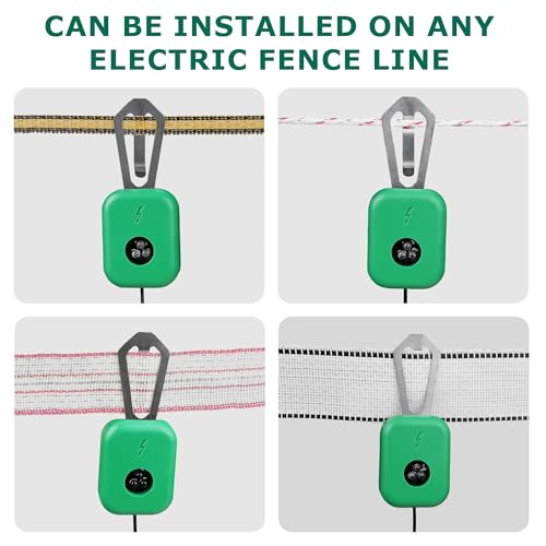 5 Pack Electric Fence Tester with LED Indicator Lights - 300V to 10kV Range | Detects Energizer Pulses | Clips to Wire or Tape Fences - style: 5 Pack