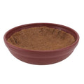 DECHOUS Pigeon Nest Bowl with 4Pcs Natural Coconut Fiber Bird Breeding Egg Mats - Clay Pigeon Nest Basin Accessories for Quails Doves and Small Birds, Pet Cage Supplies