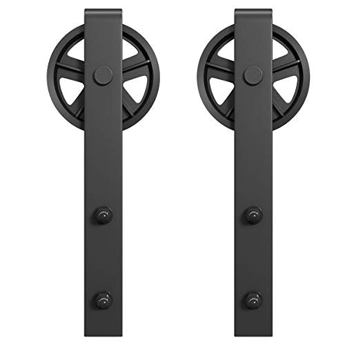 SMARTSTANDARD Sliding Barn Door Hardware Hangers 2pcs (Big Wheel Hangers) - style: BW
