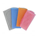 4 Pcs Heavy Duty Dish Scrubbers, Non-Scratch Scouring Pads - Odorless & Long Lasting Mesh Dish Cloth - Replace Sponges - Kitchen, Floor and Bathroom Usage