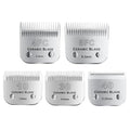 10Blades Dog Grooming Replacement Blades Compatible with Andis Pet Clipper/Oster A5/Wahl KM Series Dog Clipper,Ceramic Blade & Stainless Steel Blade (#10+30+40+4FC+5FC) 5Pack - color: Silvery-11