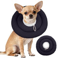 IDOMIK Dog Recovery Collar, Waterproof Soft Dog Cone After Surgery | Comfy Protective Elizabethan Collar Alternative for Dogs Cats, Adjustable Pet Neck Donut Cone Anti-Licking Wounds,Grey,S - color: Grey, size: S
